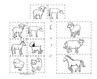 baby farm animal printable coloring pages - photo #24
