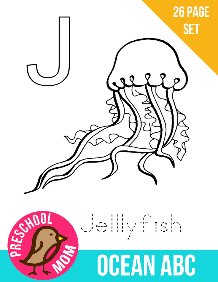 ocean life coloring pages preschool body - photo #27