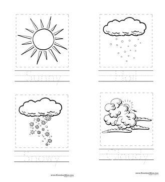 Weather Preschool Printables