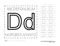Letter D Preschool Printables