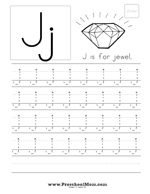 Alphabet Handwriting Worksheets - Preschool Mom