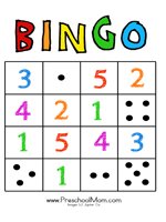 Free Preschool Bingo Games - Preschool Mom